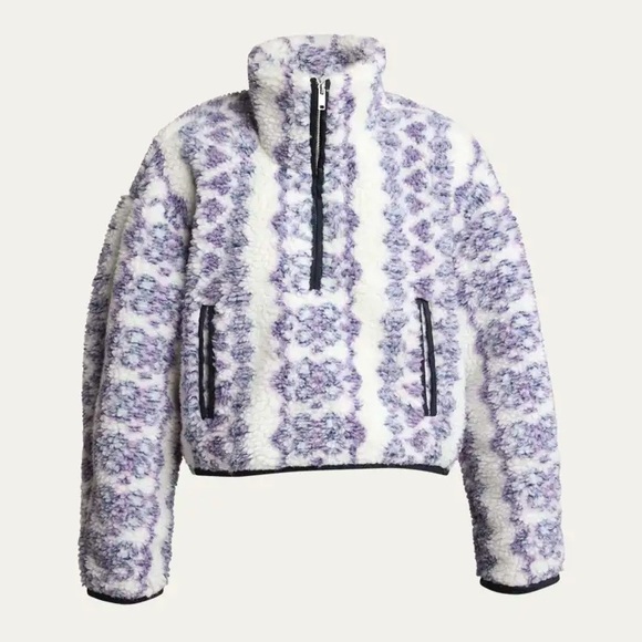 NWOT Isabel Marant Etoile Marie Printed Fleece Jacket - Picture 3 of 6